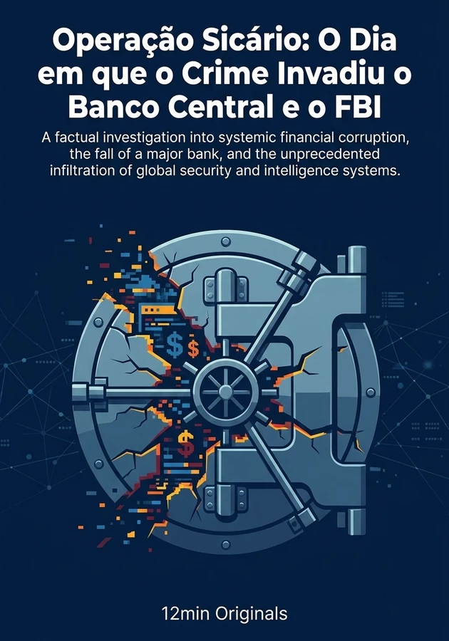 Capa do livro Operação Sicário: O Dia em que o Crime Invadiu o Banco Central e o FBI, de 12min Originals — resumo e resenha crítica no 12min