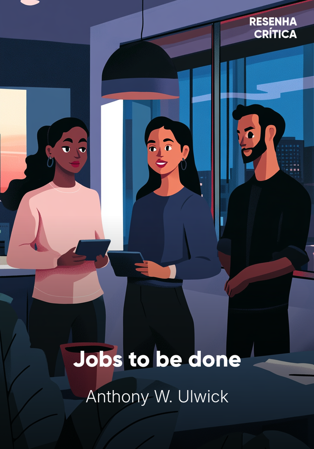 Capa do livro Jobs to be done, de Anthony W. Ulwick — resumo e resenha crítica no 12min