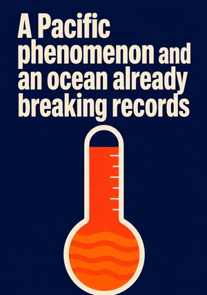 Book cover of A Pacific phenomenon and an ocean already breaking records by 12min Originals — critical summary review on 12min