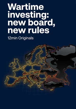 Book cover of Wartime investing: new board, new rules by 12min Originals — critical summary review on 12min