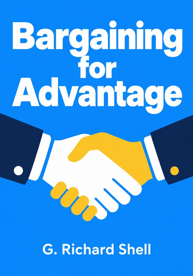 Book cover of Bargaining for Advantage by G. Richard Shell — critical summary review on 12min