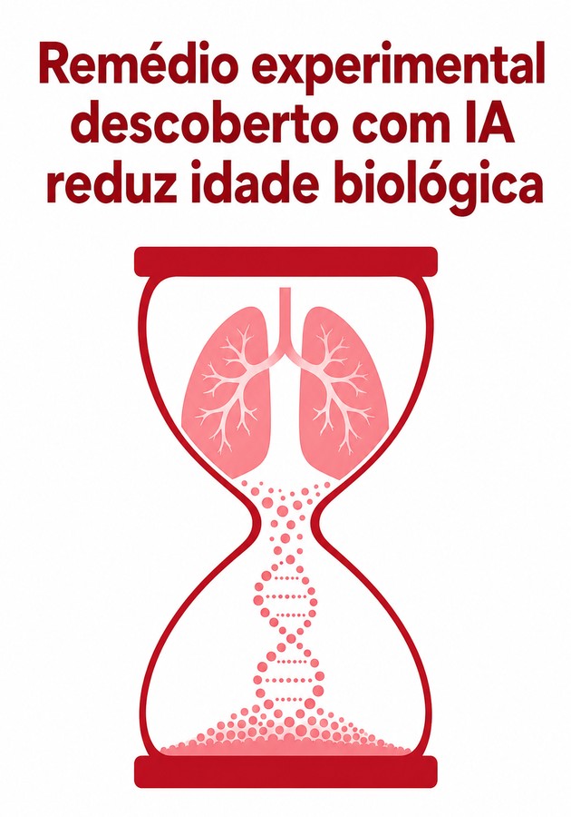 Capa do livro Remédio experimental descoberto com IA reduz idade biológica, de 12min Originals — resumo e resenha crítica no 12min