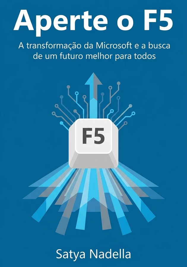 Capa do livro Aperte o F5, de Satya Nadella — resumo e resenha crítica no 12min