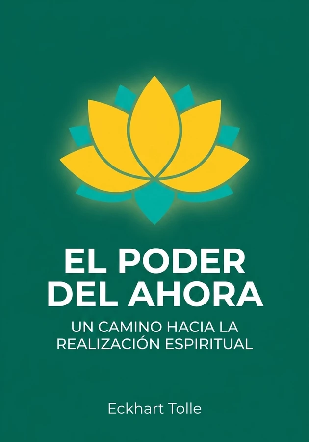 Portada del libro El poder del ahora, de Eckhart Tolle — resumen crítico y reseña en 12min