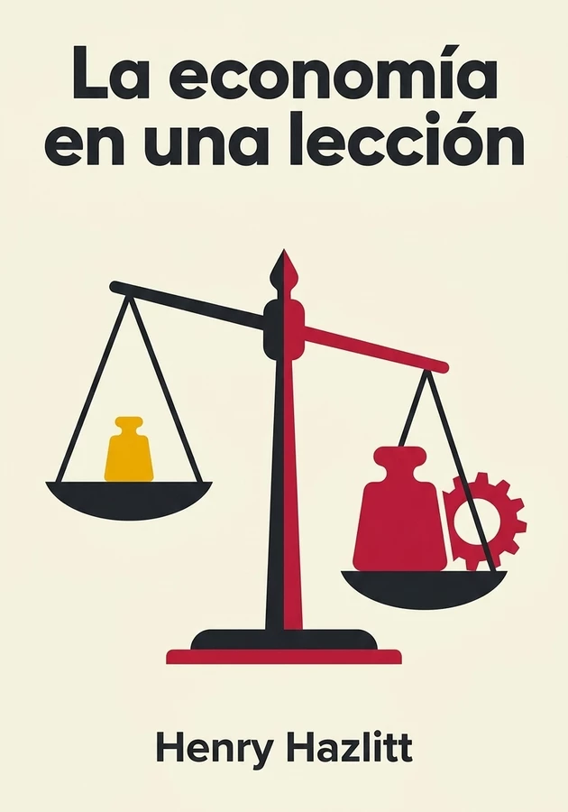 Portada del libro La economía en una lección, de Henry Hazlitt — resumen crítico y reseña en 12min
