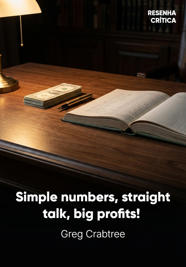 Book cover of Simple Numbers, Straight Talk, Big Profits! by Beverly Blair Harzog & Greg Crabtree — critical summary review on 12min