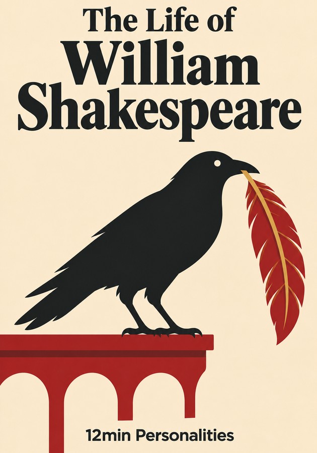 Book cover of The Life of William Shakespeare by 12min Personalities — critical summary review on 12min