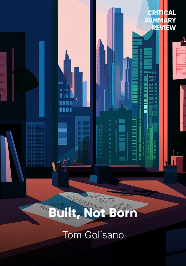 Book cover of Built, Not Born by Tom Golisano — critical summary review on 12min