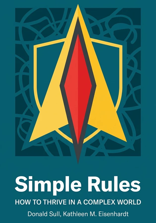 Book cover of Simple Rules by Donald Sull — critical summary review on 12min