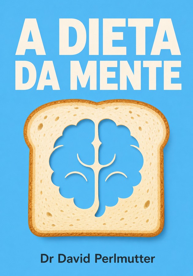 Capa do livro A Dieta da Mente, de Dr David Perlmutter — resumo e resenha crítica no 12min