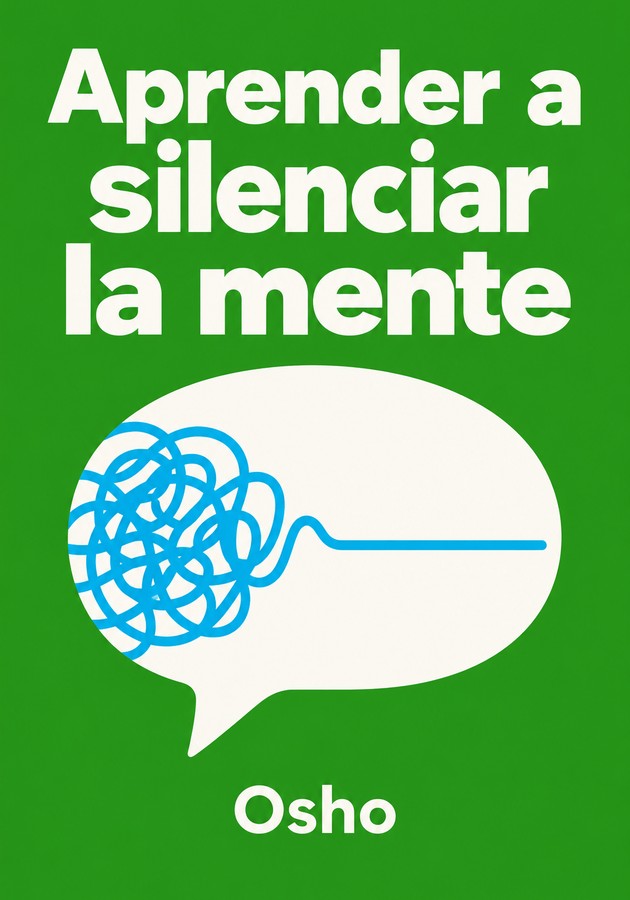 Portada del libro Aprender a silenciar la mente , de Osho — resumen crítico y reseña en 12min