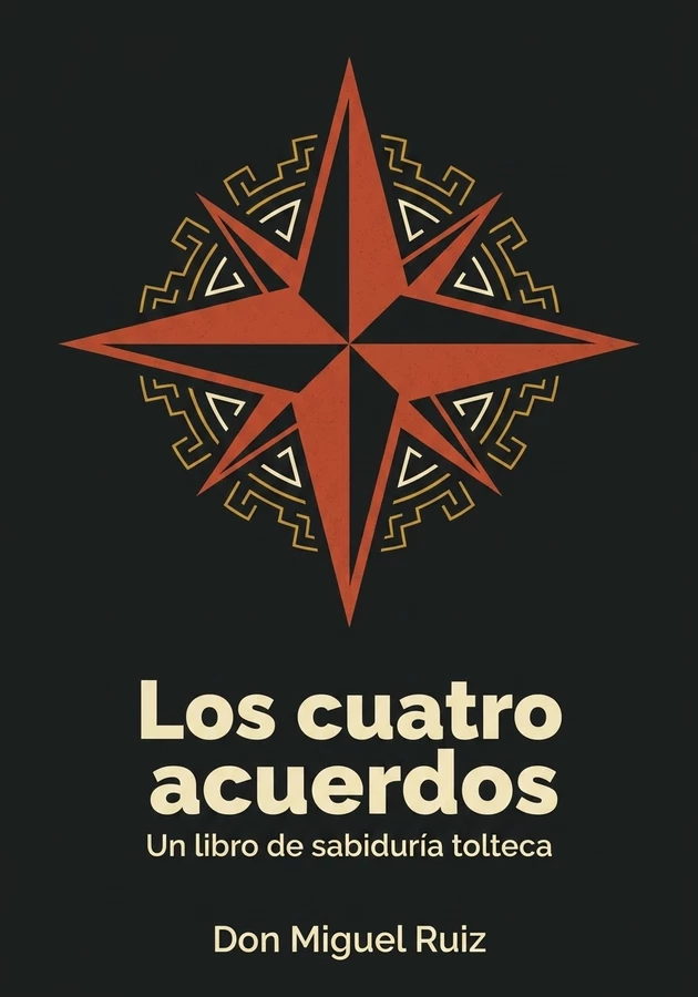 Portada del libro Los cuatro acuerdos, de Don Miguel Ruiz — resumen crítico y reseña en 12min