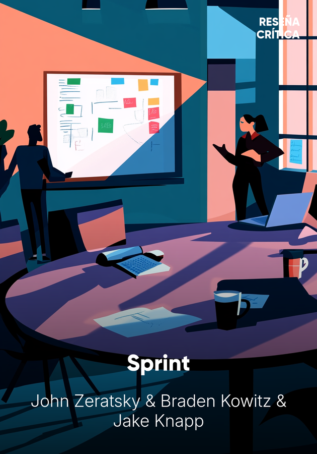 Portada del libro Sprint, de Jake Knapp — resumen crítico y reseña en 12min