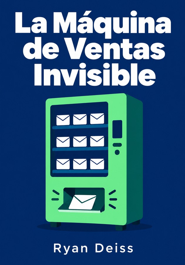 Portada del libro La Máquina de Ventas Invisible, de Ryan Deiss — resumen crítico y reseña en 12min