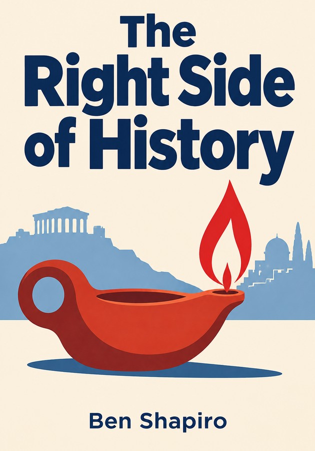 Book cover of The Right Side of History by Ben Shapiro — critical summary review on 12min