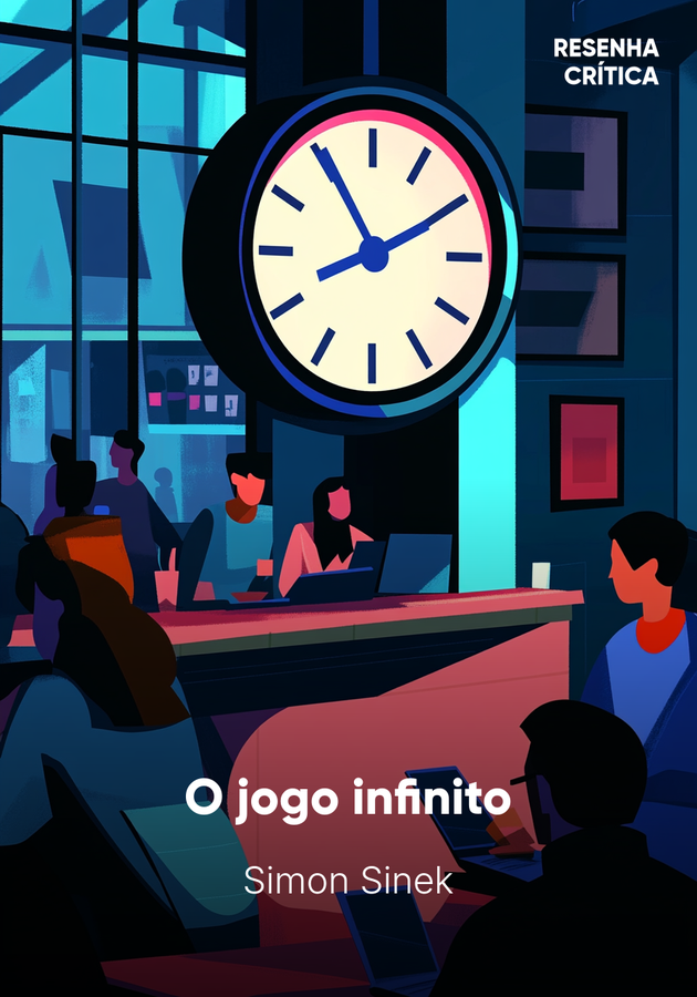 Capa do livro O jogo infinito, de Simon Sinek — resumo e resenha crítica no 12min