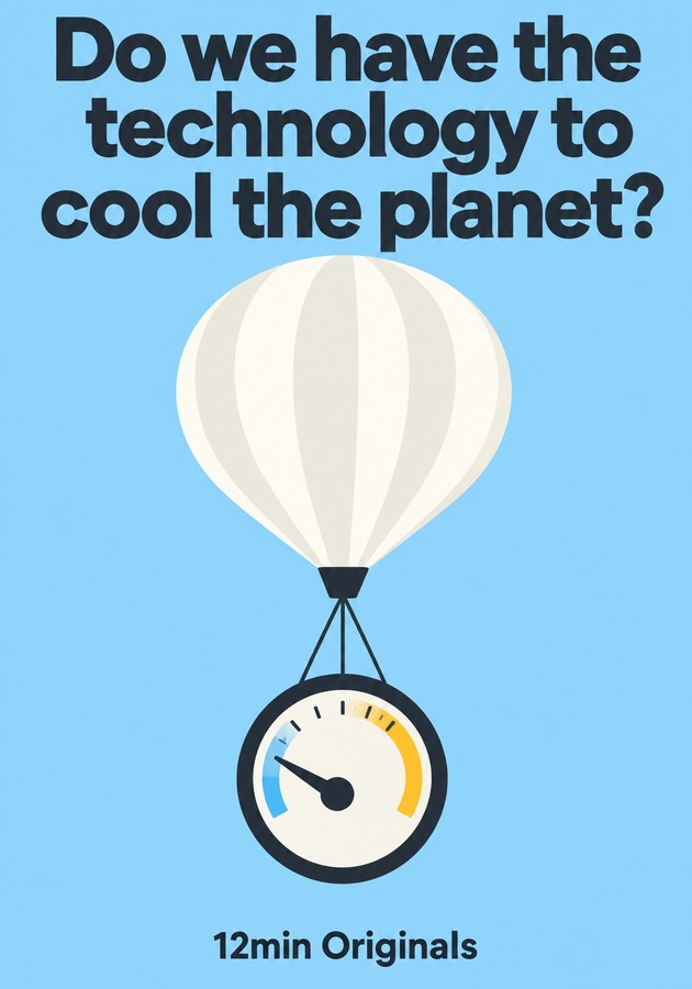 Book cover of Do we have the technology to cool the planet? by 12min Originals — critical summary review on 12min