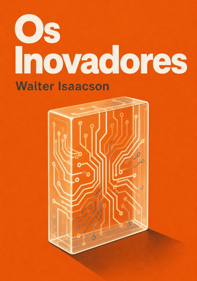Capa do livro Os Inovadores, de Walter Isaacson — resumo e resenha crítica no 12min