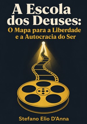 Capa do livro A Escola dos Deuses:  O Mapa para a Liberdade e a Autocracia do Ser, de Stefano Elio D'Anna — resumo e resenha crítica no 12min