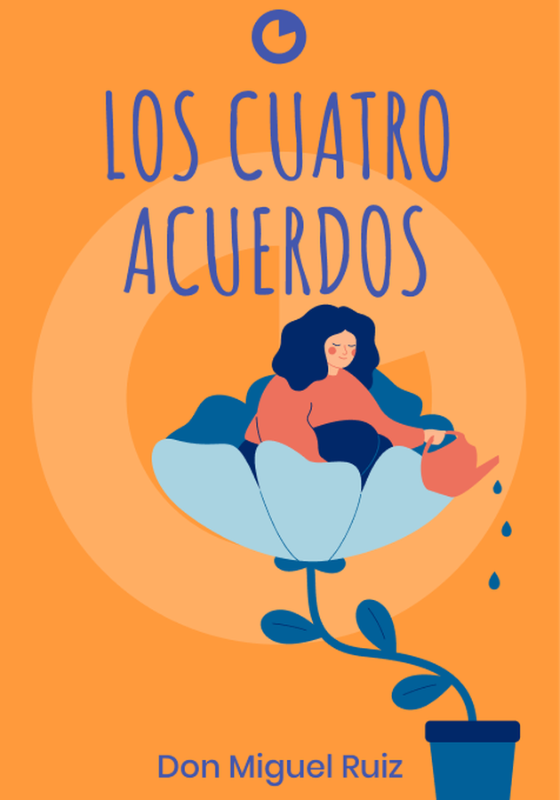 Portada del libro Los cuatro acuerdos, de Don Miguel Ruiz — resumen crítico y reseña en 12min