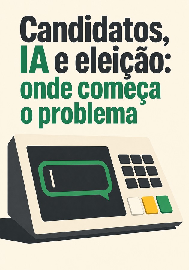 Capa do livro Candidatos, IA e eleição: onde começa o problema, de 12min Originals — resumo e resenha crítica no 12min