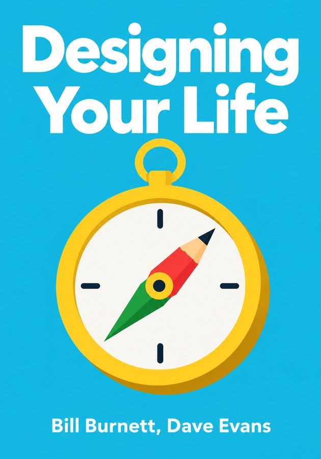 Book cover of Designing Your Life by Bill Burnett — critical summary review on 12min