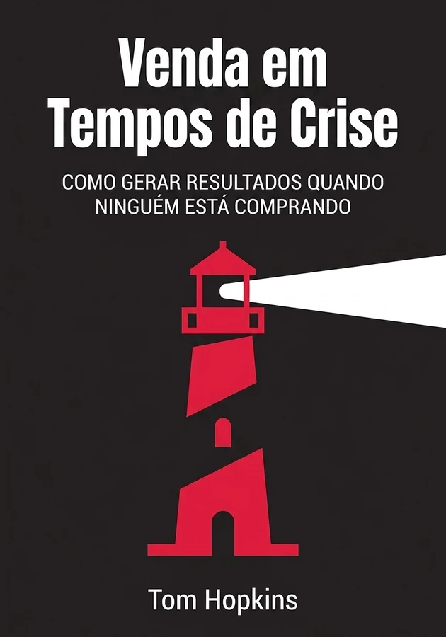 Capa do livro Venda em Tempos de Crise, de  Tom Hopkins — resumo e resenha crítica no 12min