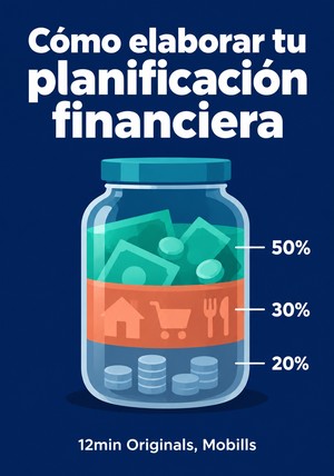 Portada del libro Cómo elaborar tu planificación financiera, de 12min Originals & Mobills — resumen crítico y reseña en 12min