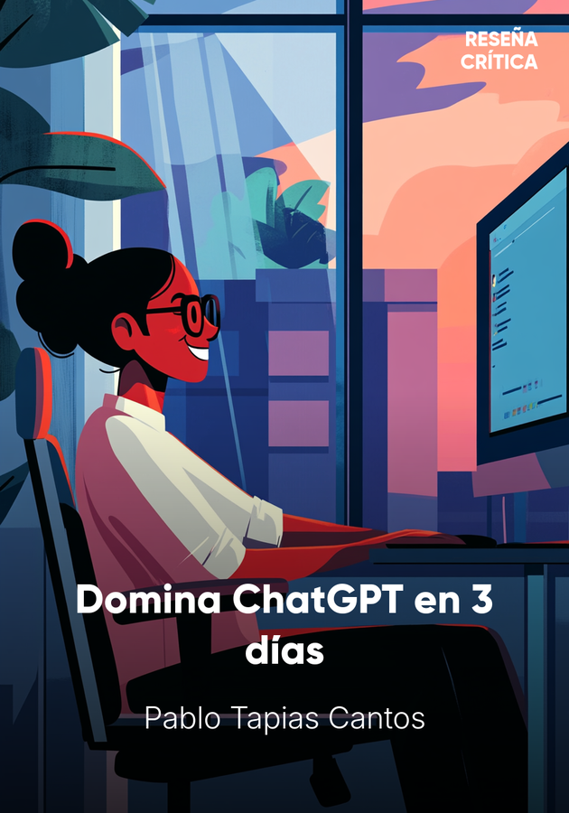 Portada del libro Domina ChatGPT en 3 días, de Pablo Tapias Cantos — resumen crítico y reseña en 12min