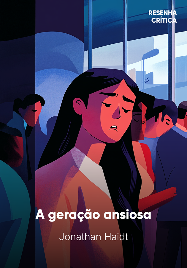 Capa do livro A geração ansiosa, de Jonathan Haidt — resumo e resenha crítica no 12min