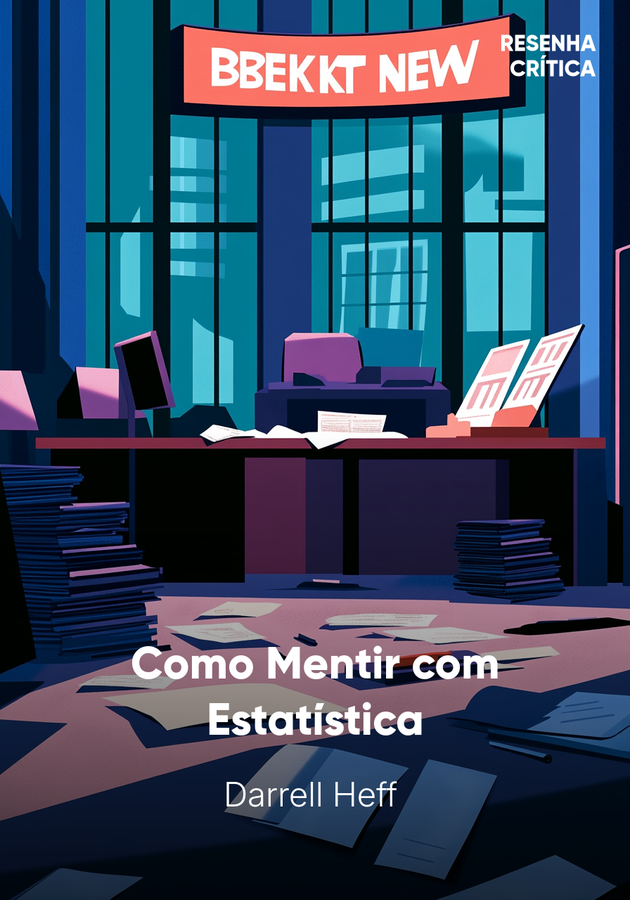 Capa do livro Como Mentir com Estatística, de Darrell Heff  — resumo e resenha crítica no 12min