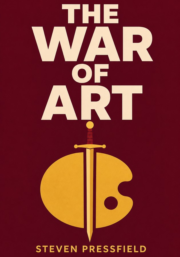 Capa do livro The War Of Art, de Steven Pressfield — resumo e resenha crítica no 12min