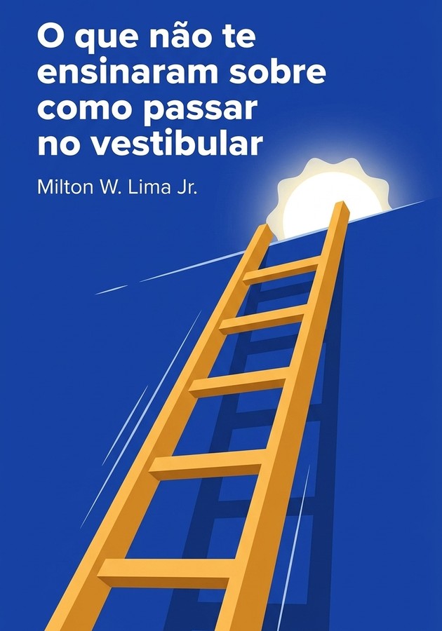Capa do livro O que não te ensinaram sobre como passar no vestibular, de Milton W. Lima Jr. — resumo e resenha crítica no 12min