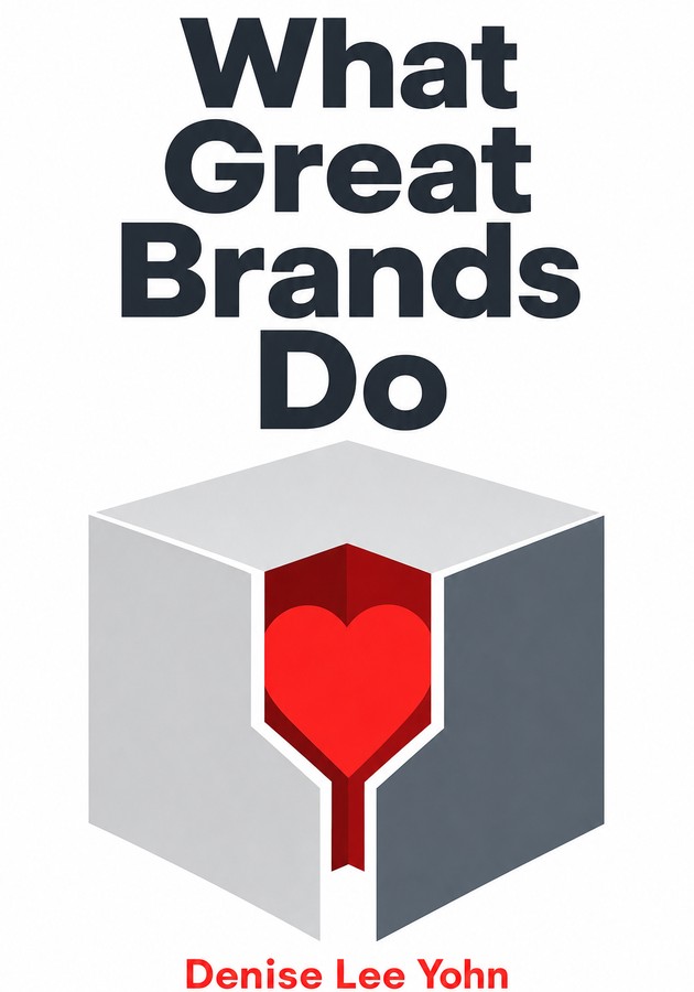Capa do livro What Great Brands Do, de Denise Lee Yohn — resumo e resenha crítica no 12min