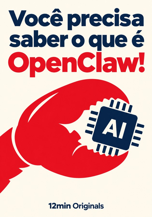 Capa do livro Você precisa saber o que é OpenClaw!, de 12min Originals — resumo e resenha crítica no 12min