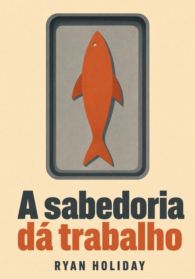 Capa do livro A sabedoria dá trabalho, de Ryan Holiday — resumo e resenha crítica no 12min