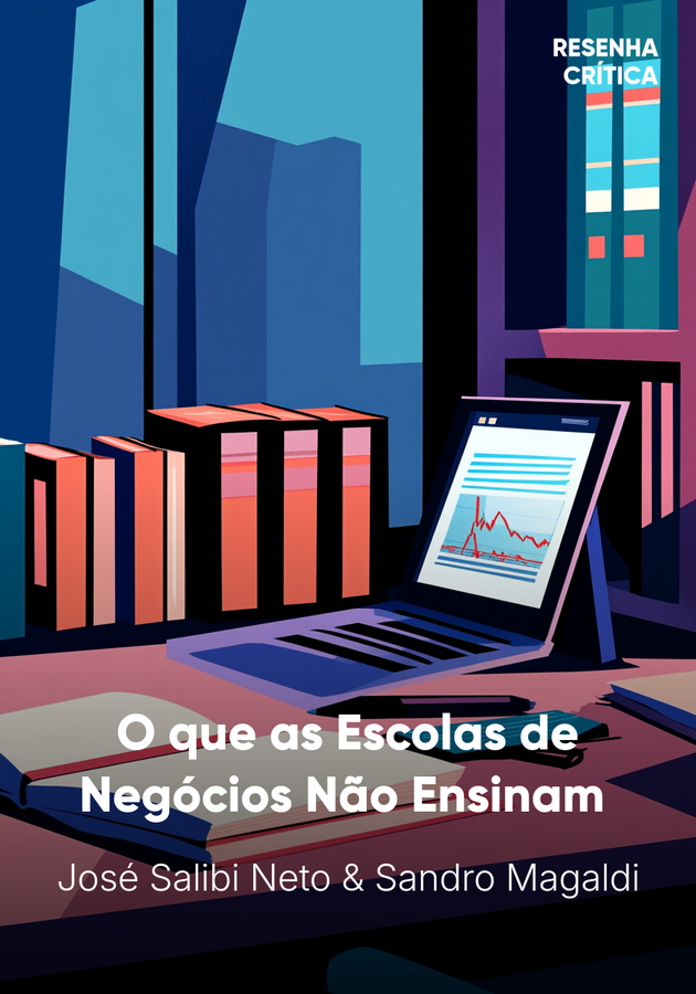 Capa do livro O que as Escolas de Negócios Não Ensinam , de Sandro Magaldi — resumo e resenha crítica no 12min
