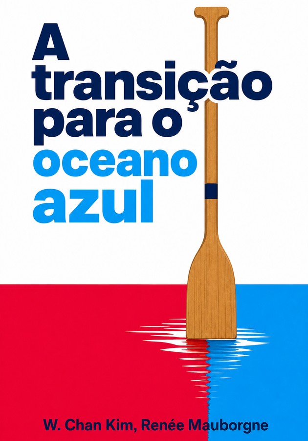 Capa do livro A transição para o oceano azul, de Renée Mauborgne — resumo e resenha crítica no 12min