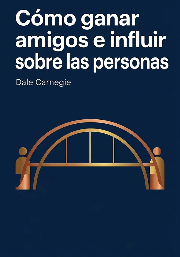 Portada del libro Cómo ganar amigos e influir sobre las personas, de Dale Carnegie — resumen crítico y reseña en 12min