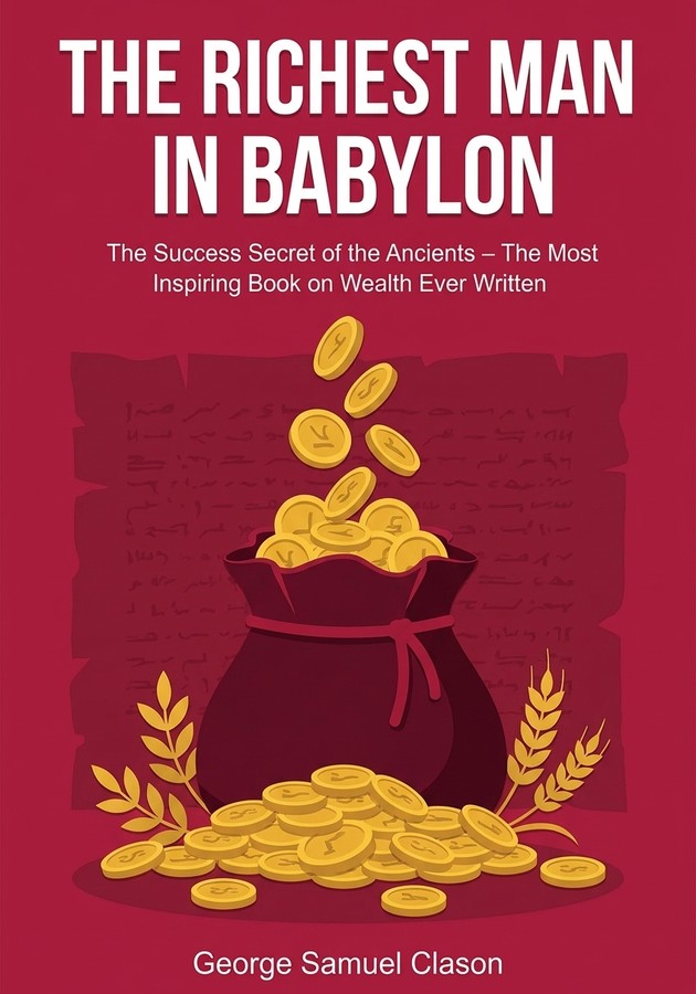 Book cover of The Richest Man in Babylon by George Samuel Clason — critical summary review on 12min