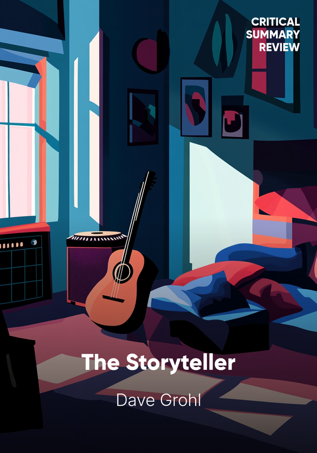 Book cover of The Storyteller by Dave Grohl — critical summary review on 12min