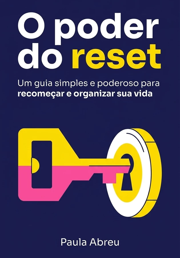 Capa do livro O poder do reset, de Paula Abreu — resumo e resenha crítica no 12min