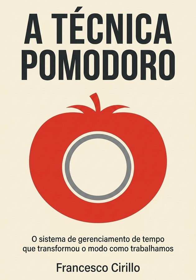 Capa do livro A técnica Pomodoro, de Francesco Cirillo — resumo e resenha crítica no 12min