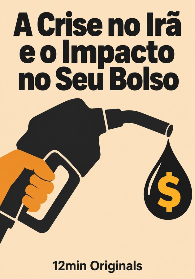 Capa do livro A Crise no Irã e o Impacto no Seu Bolso, de 12min Originals — resumo e resenha crítica no 12min
