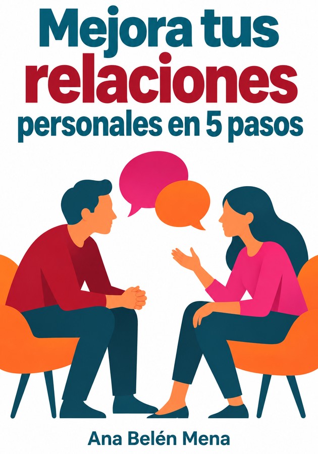 Portada del libro Mejora tus relaciones personales en 5 pasos, de Ana Belén Mena — resumen crítico y reseña en 12min