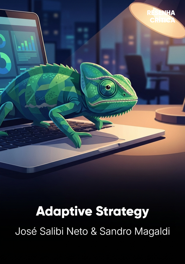Book cover of Adaptive Strategy by José Salibi Neto — critical summary review on 12min