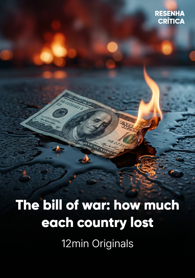 Book cover of The bill of war: how much each country lost by 12min Originals — critical summary review on 12min