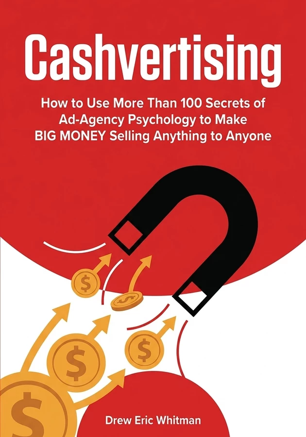 Book cover of Cashvertising by Drew Eric Whitman — critical summary review on 12min