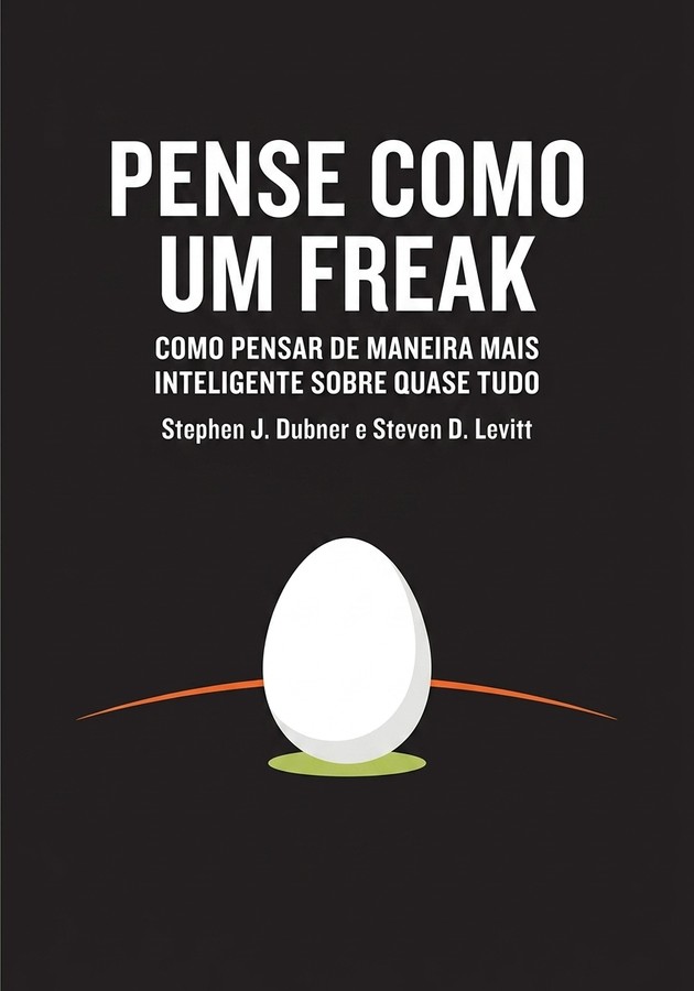 Capa do livro Pense Como um Freak, de Stephen J. Dubner — resumo e resenha crítica no 12min