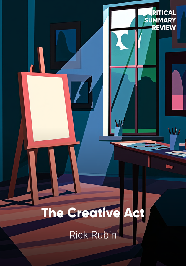 Book cover of The Creative Act by Rick Rubin — critical summary review on 12min
